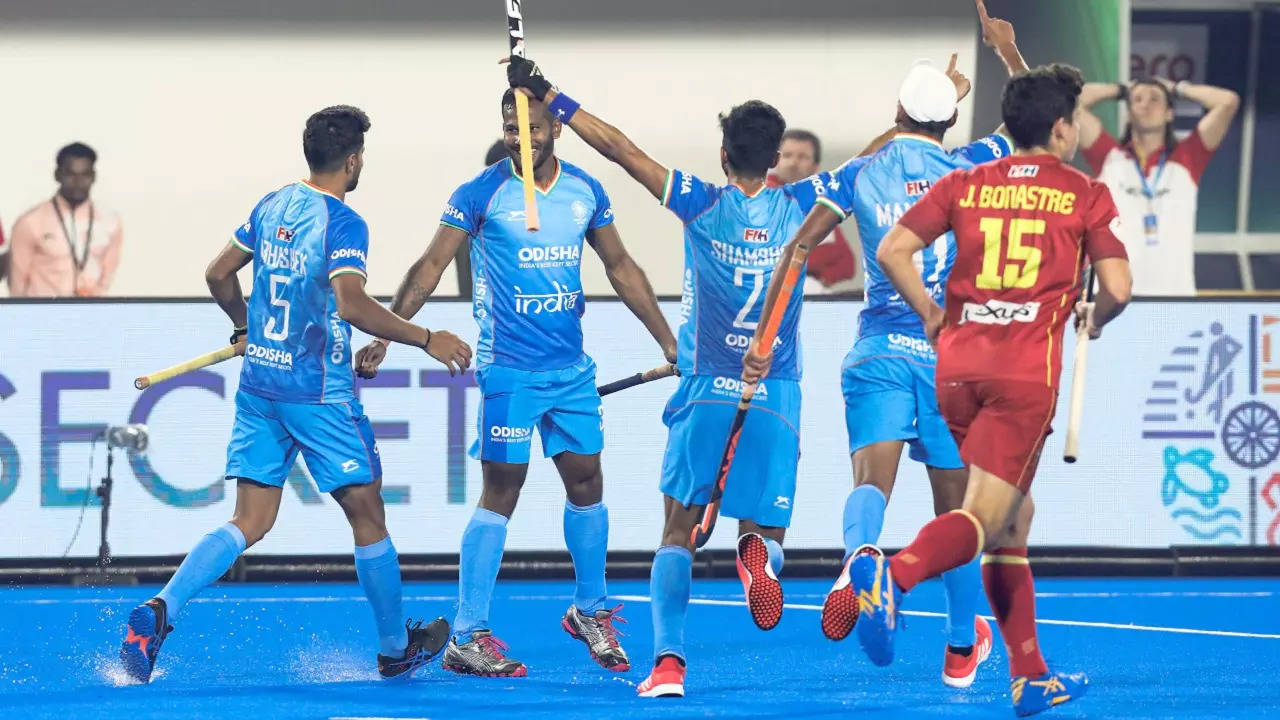 FIH Men's Hockey World Cup 2023: India begin campaign with dominant 2-0 win  over Spain