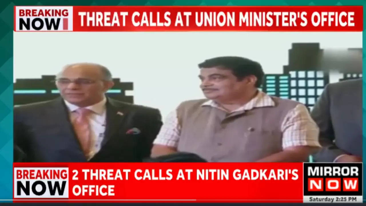 nitin gadkari threat calls