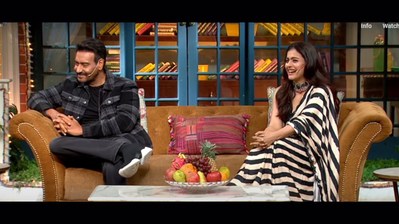 Ajay Devgan, Kajol Devgan in Kapil Sharma Show