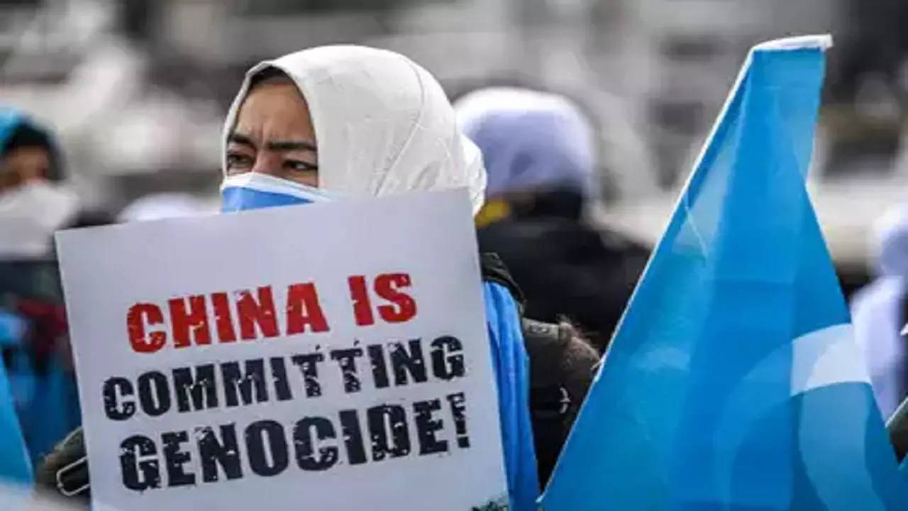 uighur muslims protest