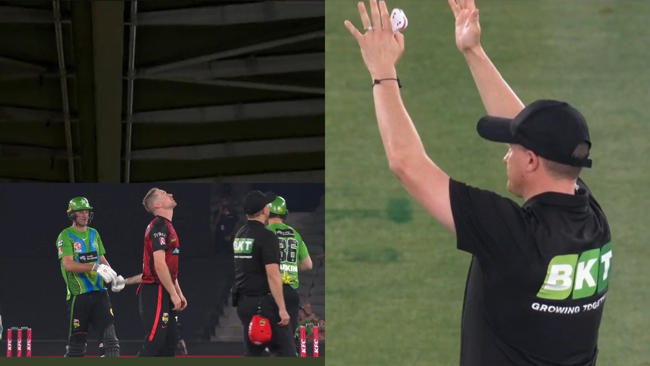 BBL ball hitting roof rule