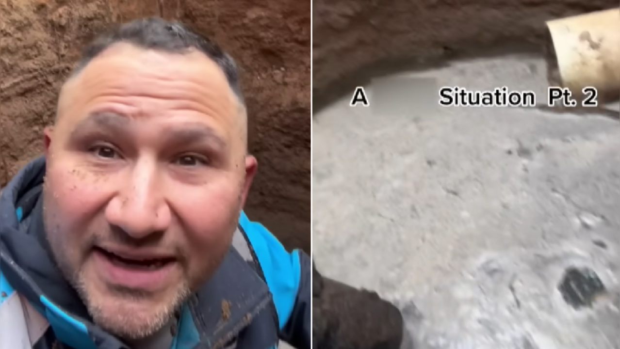 Amazon driver falls into septic tank and gets trapped 6ft underground