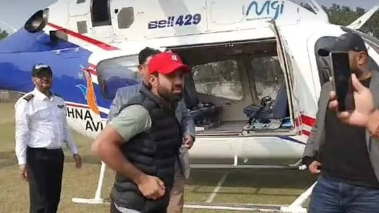 WATCH Hours after playing 3rd ODI vs NZ in Karachi, Mohammad Rizwan lands in Bangladesh in helicopter to play BPL match Cricket News, Times Now