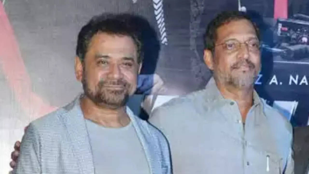 Anees Bazmee with Nana Patekar