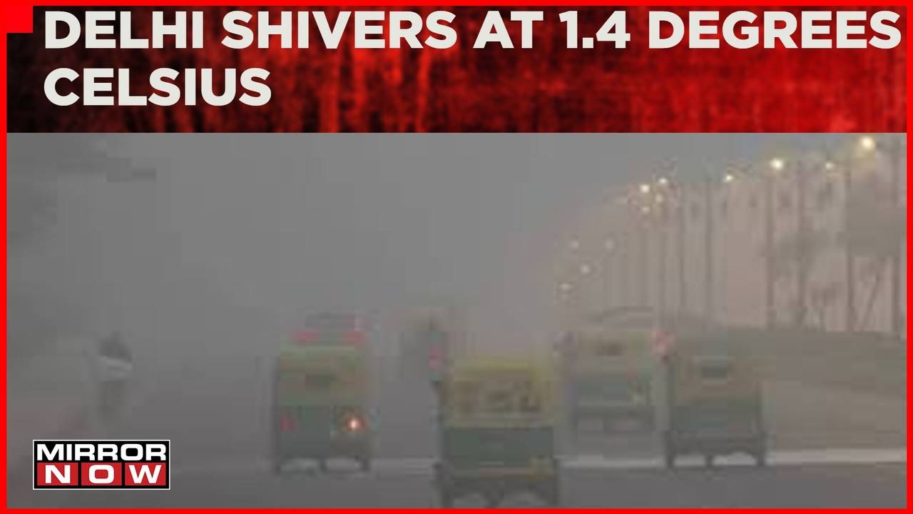 Cold Wave Delhi Temperature Drops To 14 Degrees Celsius Recording Lowest In Jan Over A Decade 7062