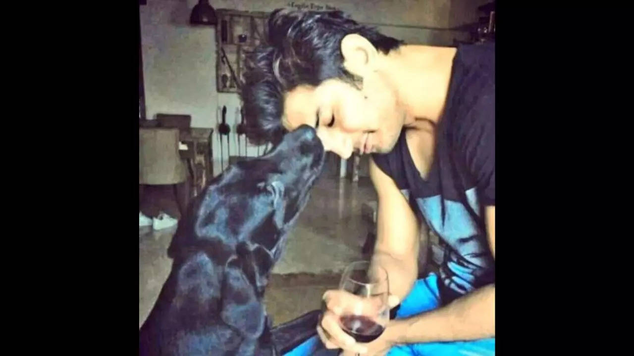 Sushant-Singh-Rajput-Dog-Fudge