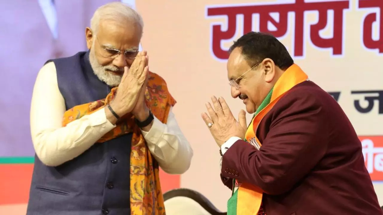 PM Narendra Modi and JP Nadda