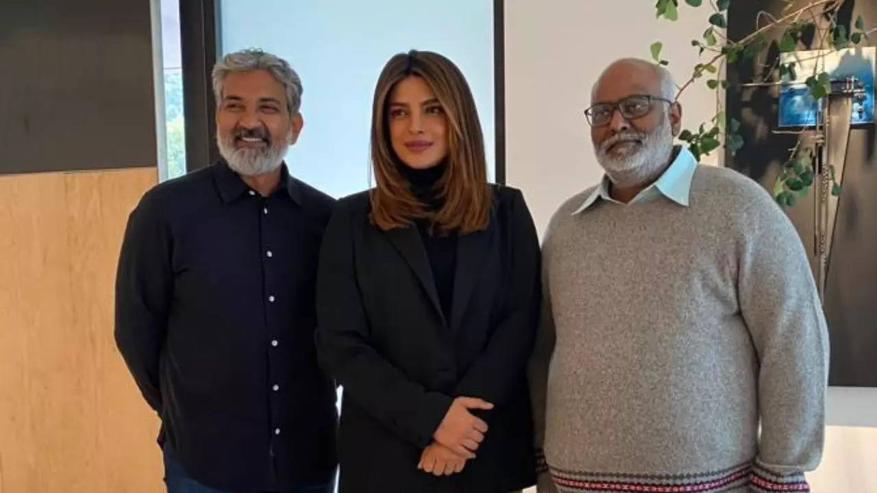 Priyanka Chopra meets SS Rajamouli and MM Keeravani