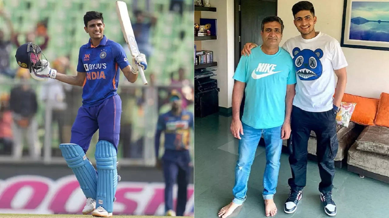 Shubman Gill father century vs Sri Lanka