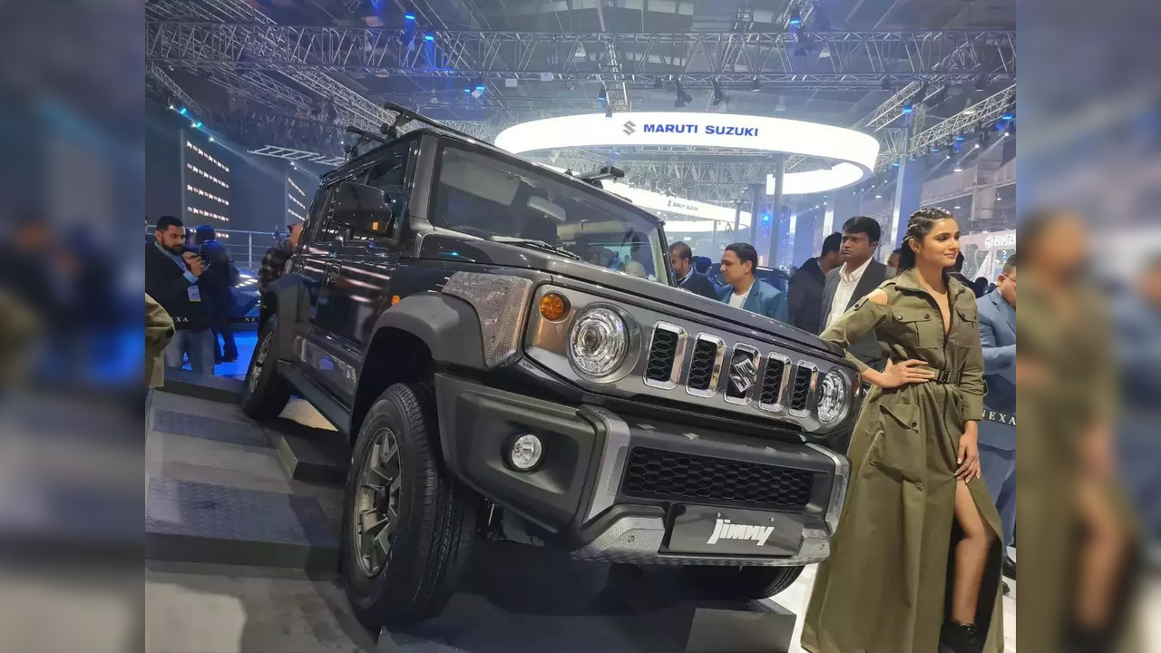 Maruti Suzuki Jimny 5-door made its global debut at the 2023 Auto Expo.