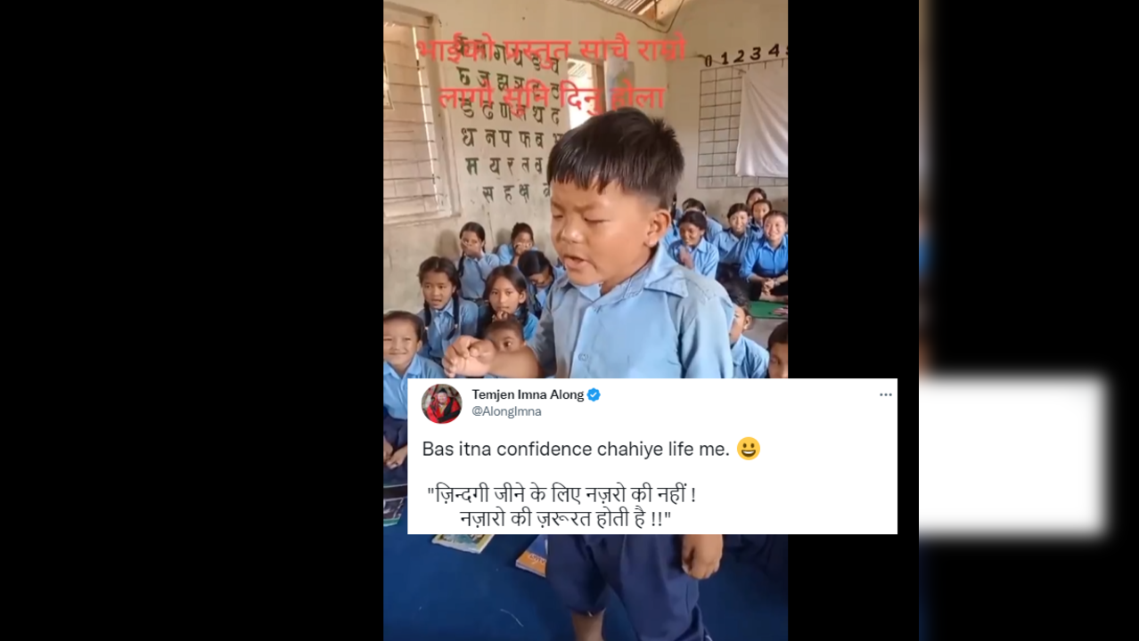 Minister shares clip of little boy singing in class