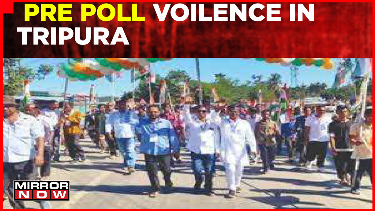 CONG Claims Attack By BJP Goons | 30 Hurt In Tripura Poll Related ...