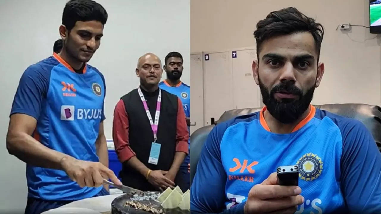 Virat Kohli Rahul Dravid Shubman Gill.