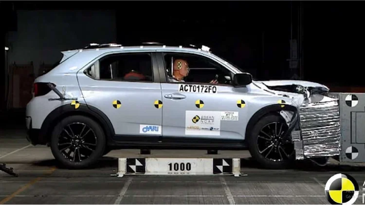 Indonesias-spec Honda WR-V ASEAN NCAP crash test