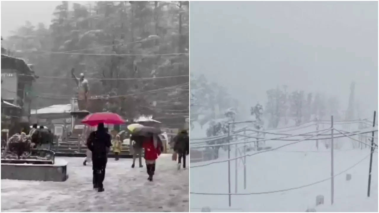 ​Heavy snowfall in Himachal