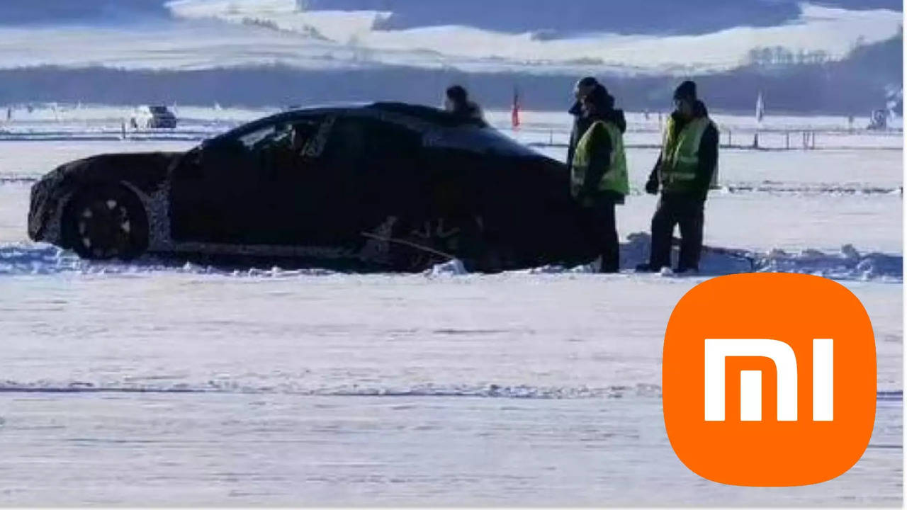 Xiaomi's upcoming sedan car spotted testing in inner Mongolia. Source - Car News China