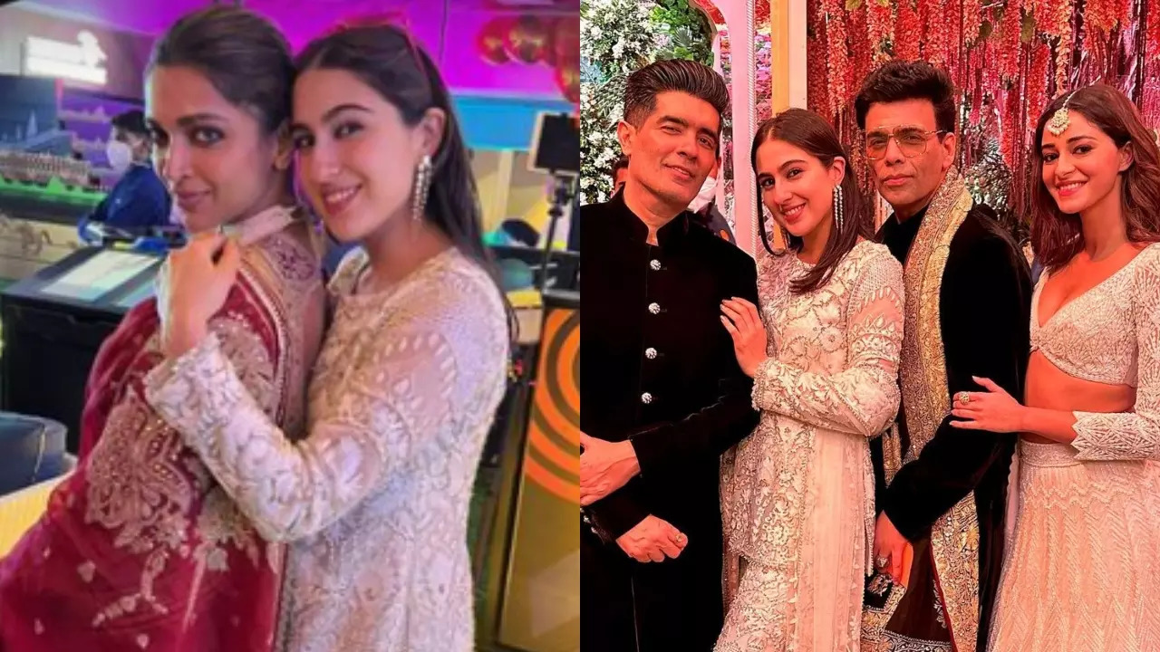 Sara Ali Khan trolled for PICS from Anant-Radhika's engagement bash: Looks like she photoshopped herself