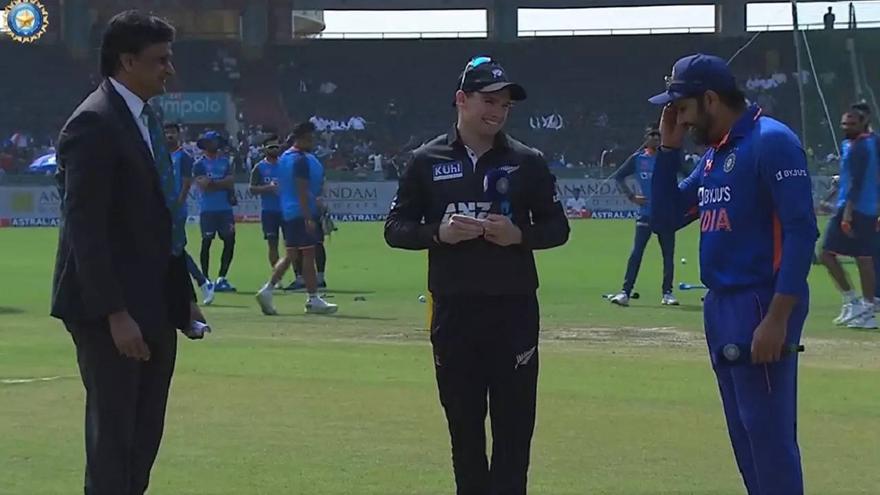 Rohit Sharma Toss IND vs NZ 2nd ODI.