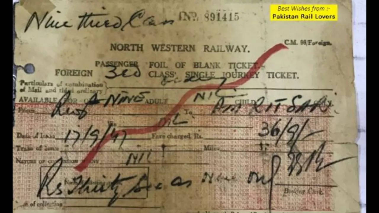 1947-railway-ticket-pakistan-india