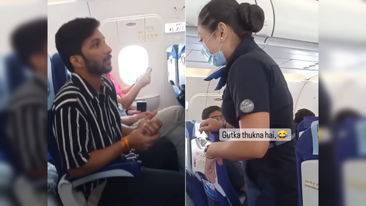 Man jokingly asks flight attendant to open plane window