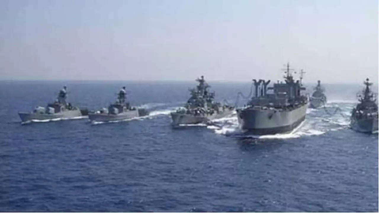 ​China's naval drills in the disputed South China Sea.​