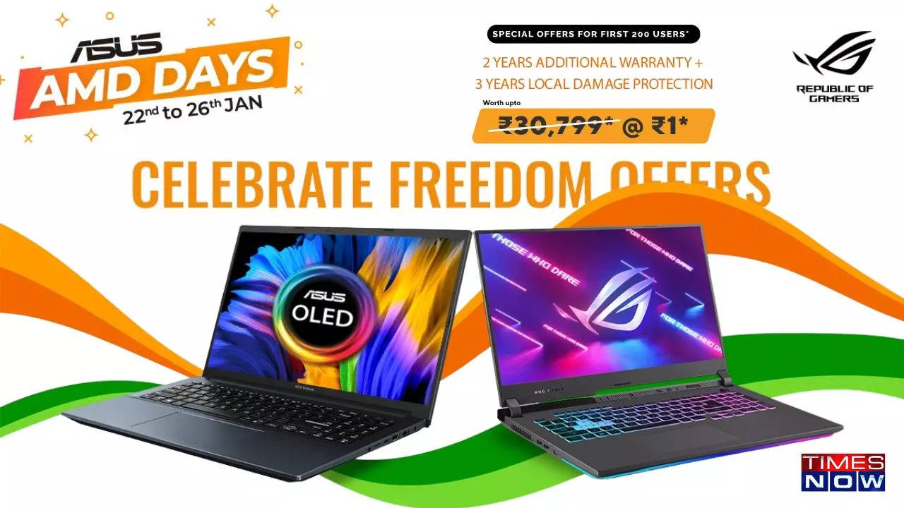 Republic Day Sale: ASUS AMD Days to offer huge discounts on ASUS & ROG laptops till January 26