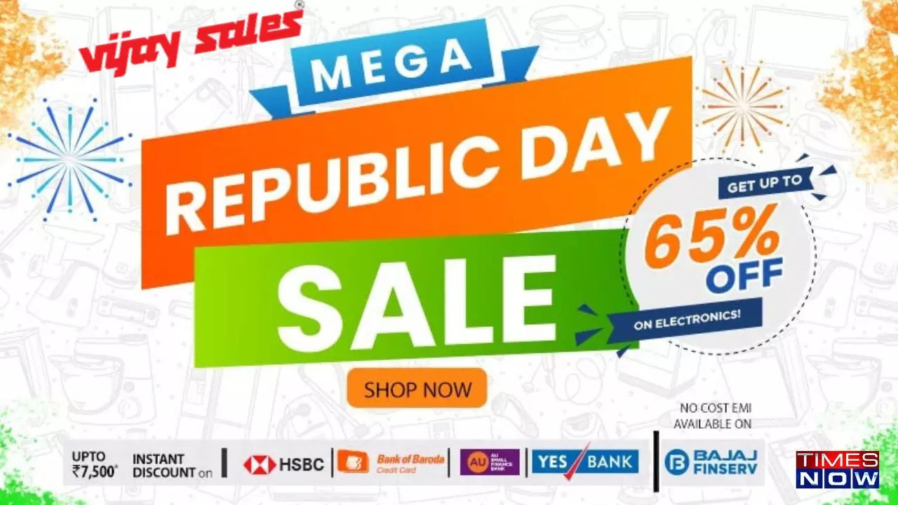 Vijay Sales Mega Republic Day Sale: Up to 65% Off on Tech Gadgets, Entertainment, Home Appliances and More