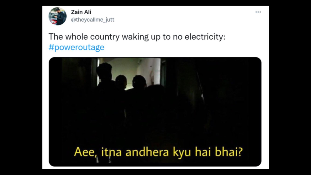 Power outage in Pakistan sparks meme fest on Twitter