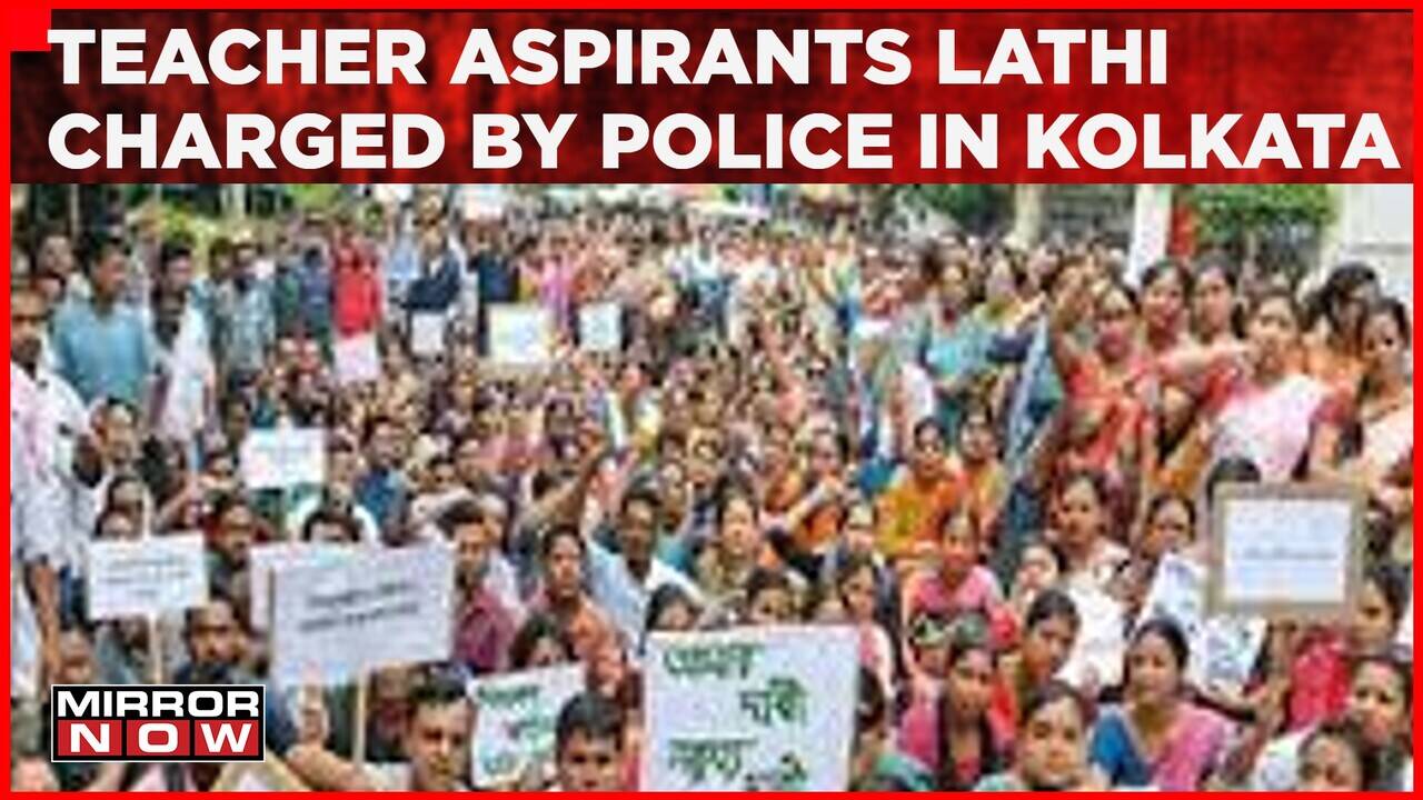 Teacher’s Recruitment Scam | Police Lathi Charges On Teacher Aspirants ...