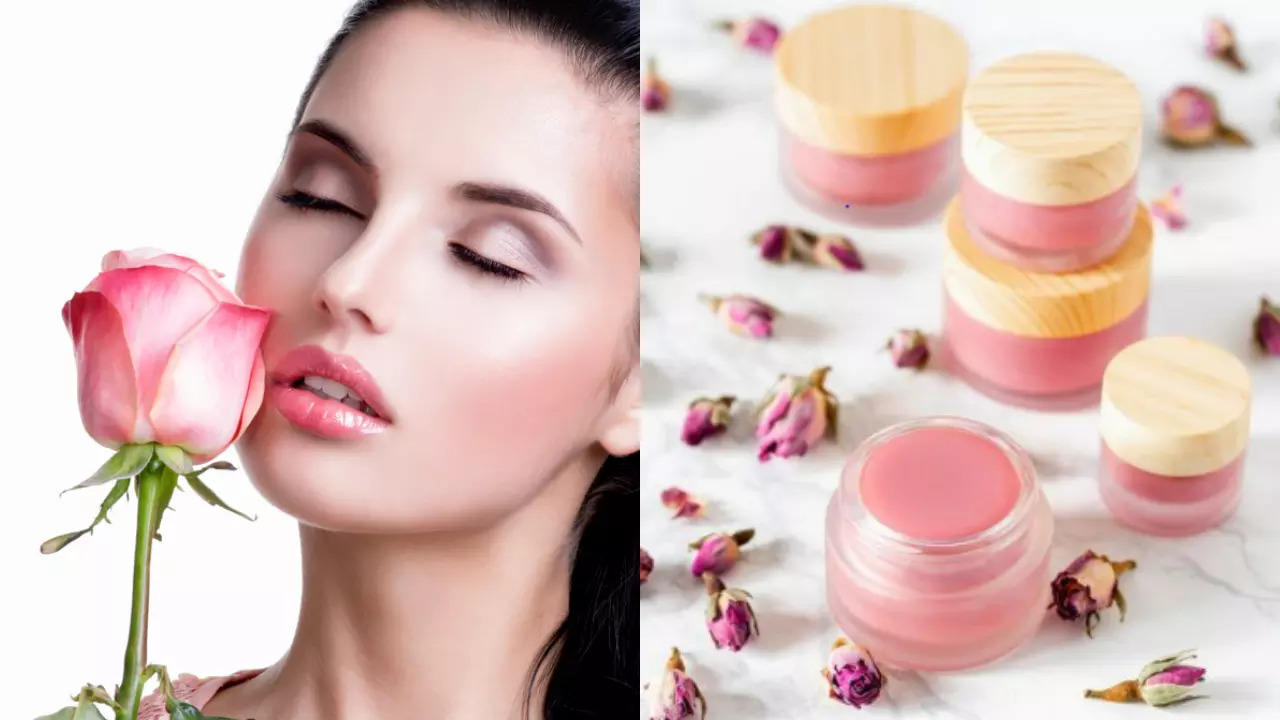 Homemade rose lip balm for pink lips. Pic Credit: Freepik/Pinterest