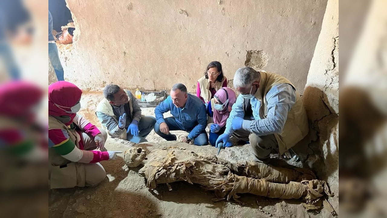 Ancient family tombs unearthed in Egypt's Luxor