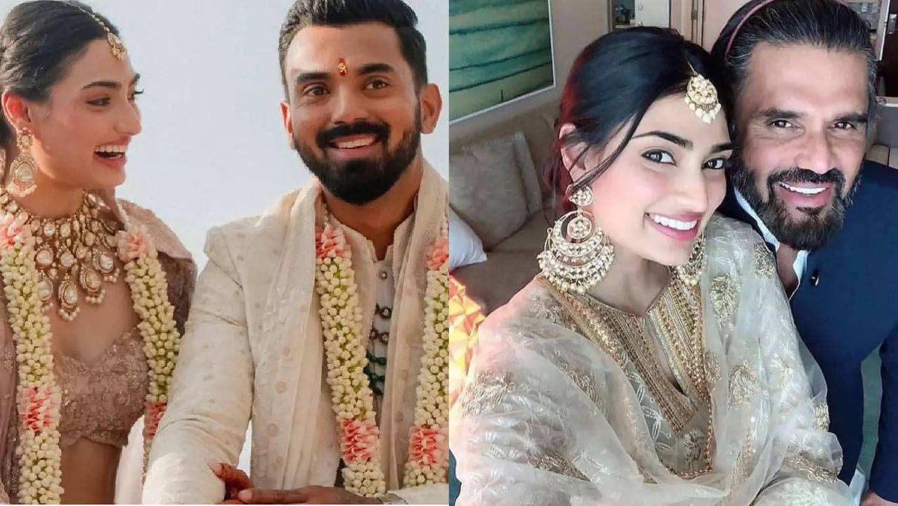 KL Rahul, Athiya Shetty, Suniel Shetty