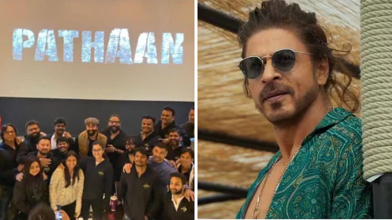 Ranbir Kapoor enjoys a special screening of Shah Rukh Khan's Pathaan ...