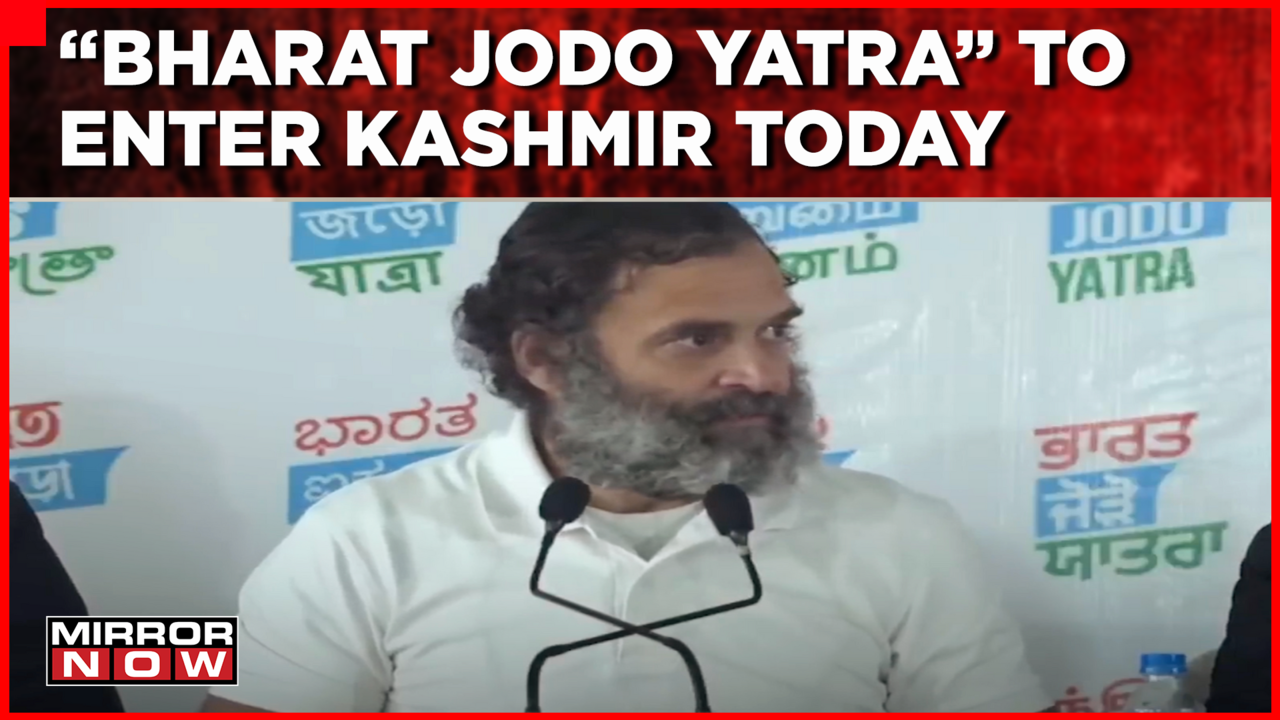 Bharat Jodo Yatra Resumes In J&K | Last Leg Of Congress Mega Yatra ...