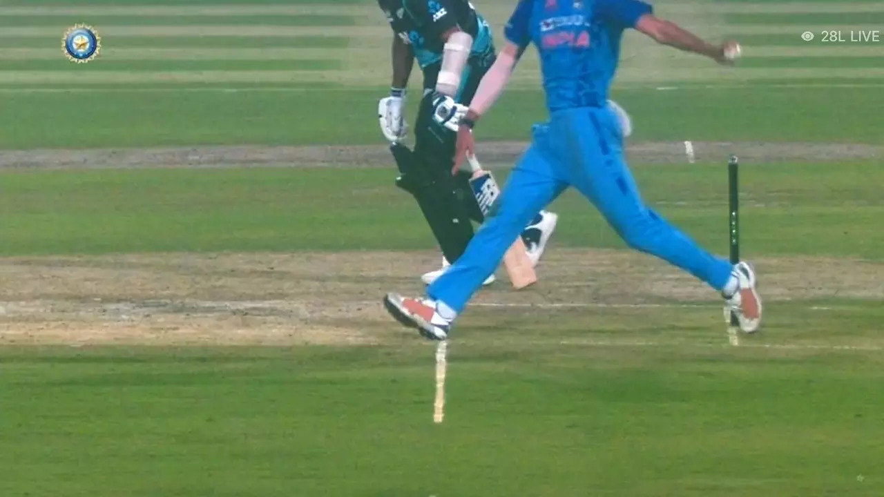 Arshdeep Singh no ball vs New Zealand.