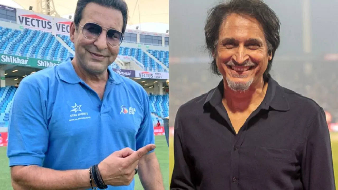 Wasim Akram Ramiz Raja.