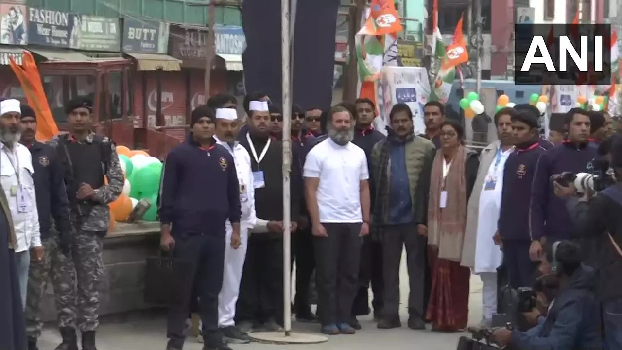 bharat jodo yatra srinagar ani