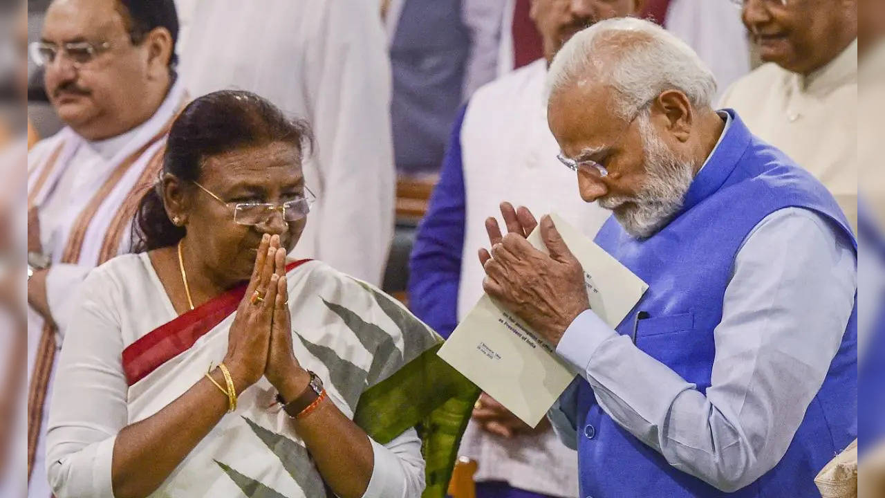 President Murmu, PM Modi