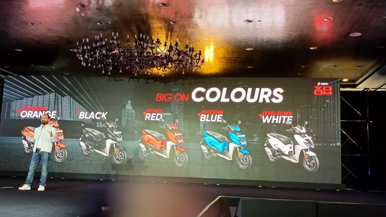 New Hero Xoom has been announced in five colour options.