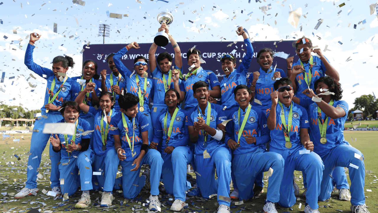 Women U-19 WC India trophy