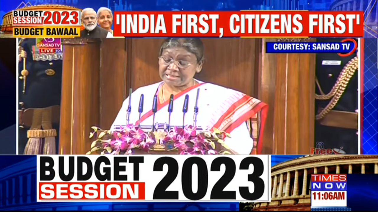 India First, Citizens First: PM Narendra Modi Says Ahead Of Budget Session  President Droupadi Murmu