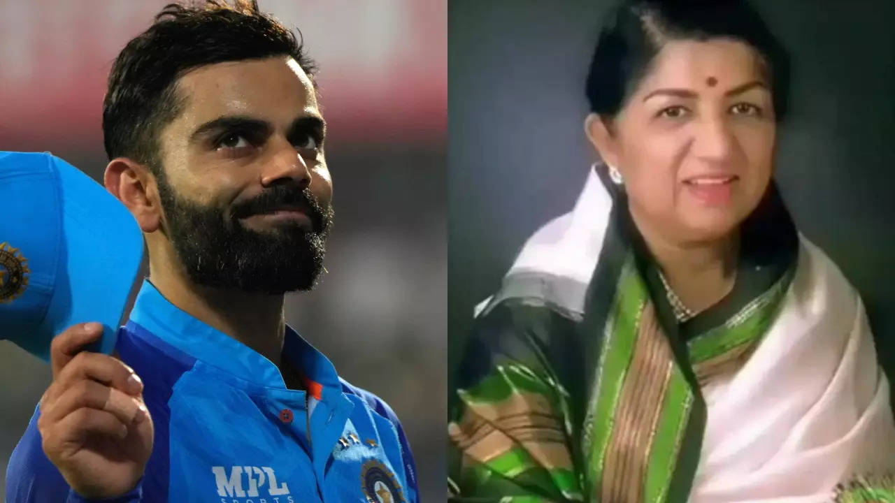 Virat Kohli Lata Mangeshkar