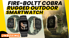 Fire-Boltt Cobra RUGGED WATCH Unboxing and First Impression Gadget Times