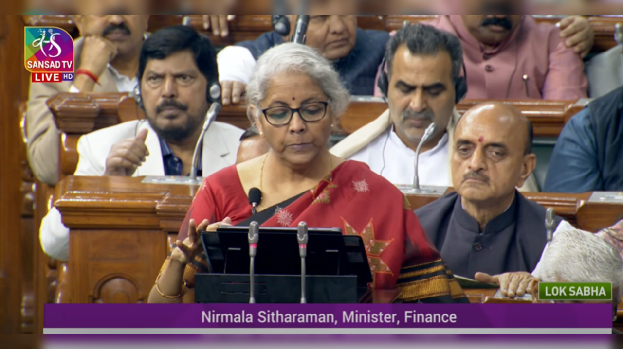 Finance Minister Nirmala Sitharaman