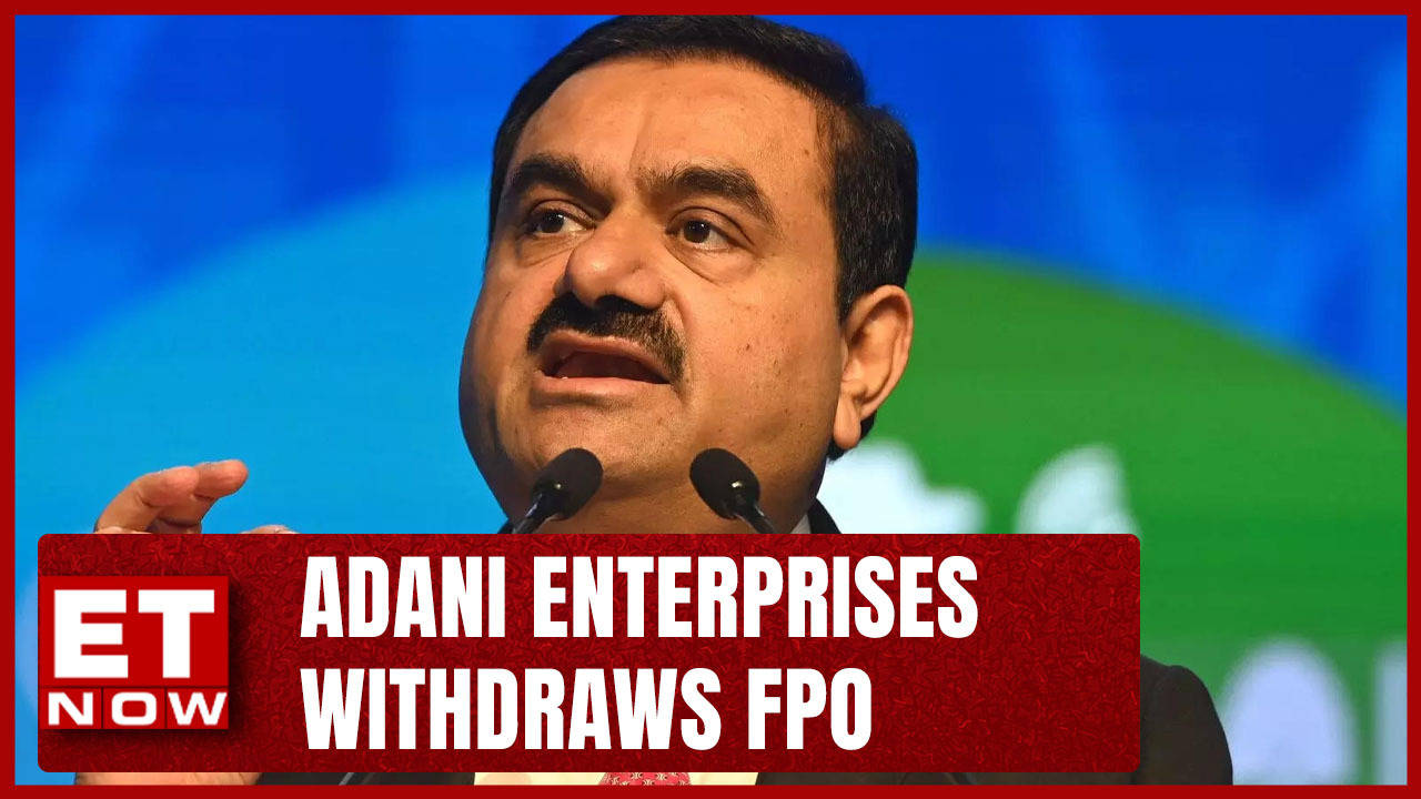 Adani Enterprises Withdraws FPO | 20000 Cr Fully Subscribed FPO ...