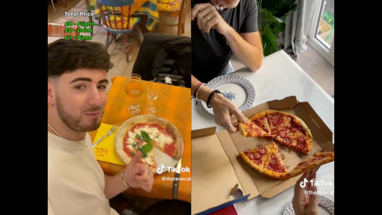 Man flies from UK to Italy, buys pizza for less than the cost of ordering a Domino's