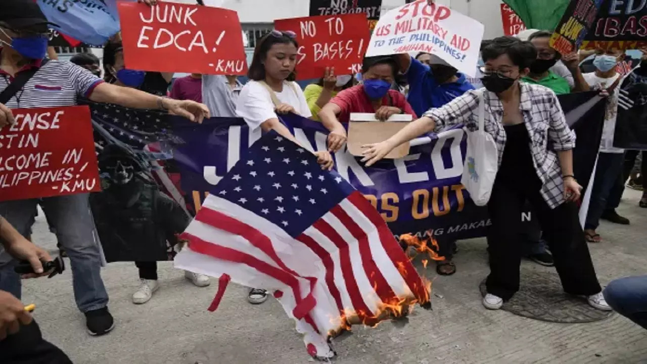 us protests troops phillippines