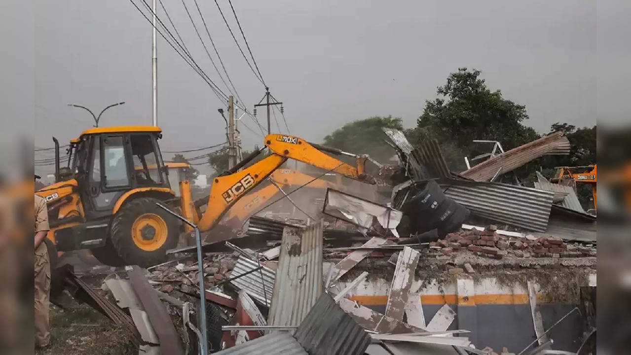 ​Bulldozer drive in Jammu and Kashmir