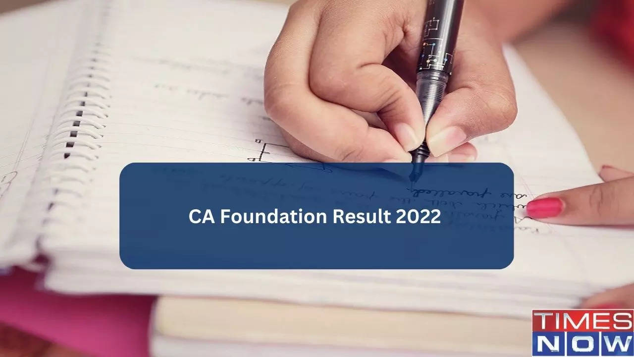 ICAI CA Foundation December 2022 Results CA Result today on icainicin when how and where to check