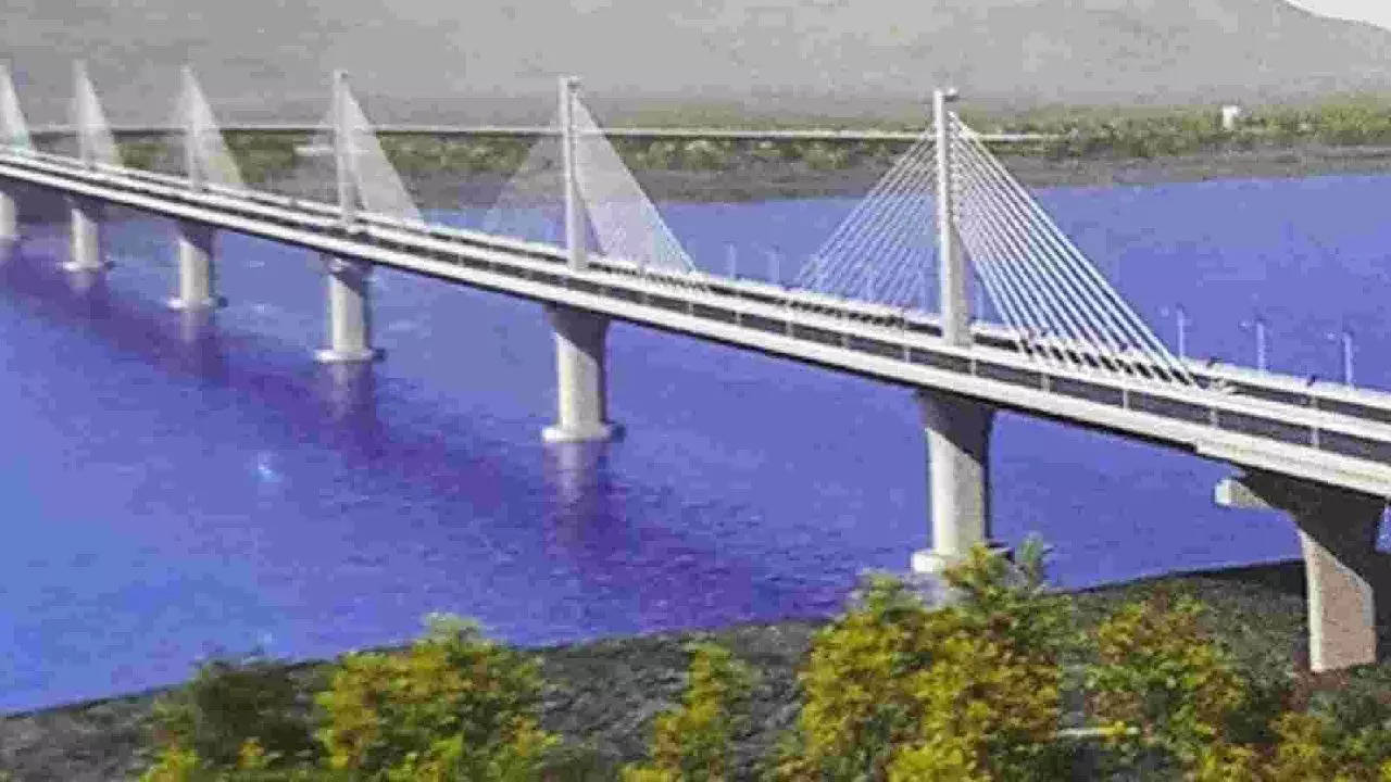 The total length of the bridge would be around 6.925 km.